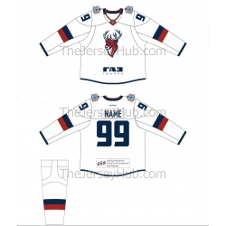 Torpedo Nizhny Novgorod KHL 2019-20 Russian Hockey Jersey Light