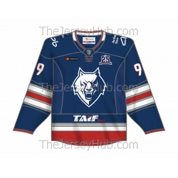 Neftekhimik Nizhnekamsk KHL 2020-21 Russian Hockey Jersey Dark