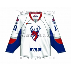 Torpedo Nizhny Novgorod KHL 2020-21 Russian Hockey Jersey Light