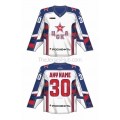 CSKA Moscow KHL 2021-22 Russian Hockey Jersey Light