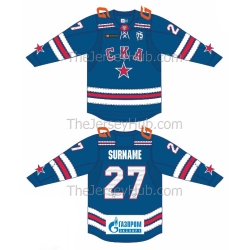 SKA St. Petersburg Leningrad 2021-22 KHL Pro Hockey Jersey Kuzmenko Burdasov Gusev Marchenko Askarov Bardakov Dark