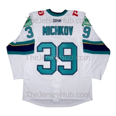 Sochi KHL 2022-23 Authentic Game Russian Hockey Jersey Michkov Light