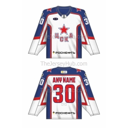 CSKA Moscow KHL 2024-25 Hockey Jersey Light