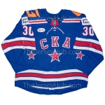 SKA St. Petersburg KHL 2024-25 Russian Signed Game Worn Goalie Hockey Jersey Yegor Zavragin Dark