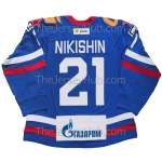 SKA St. Petersburg KHL 2024-25 Authentic Game Russian Hockey Jersey #91 Demidov Nikishin Grigorenko Gritsyuk Zavragin Dark