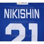 SKA St. Petersburg KHL 2024-25 Russian Signed Game Issued Hockey Jersey Alexander Nikishin Dark