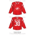 Spartak Moscow 2025-26 Russian Hockey Jersey Dark 
