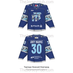 Torpedo Nizhny Novgorod KHL 2025-26 Hockey Jersey Dark Alternate 1