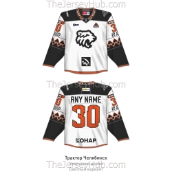 Traktor Tractor Chelyabinsk KHL 2025-26 Hockey Jersey Light Derby