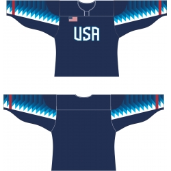 Team USA 2018 Hockey Jersey Dark