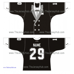 Gentleman Tuxedo Russian Hockey Jersey Dark