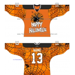 Halloween Russian Hockey Jersey 2014-15 Dark