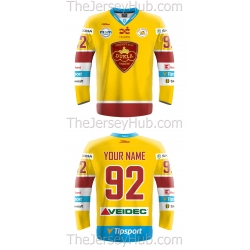 Dukla Trencin Tipsport Extraliga 2018-19 Slovak Hockey Jersey Light