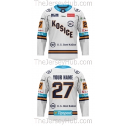 Kosice Tipsport Extraliga 2019-20 Slovak Hockey Jersey Light