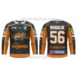 Dukla Michalovce Tipos Extraliga 2021-22 Slovak Hockey Jersey Dark