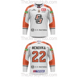 Kosice Tipos Extraliga 2022-23 Slovak Hockey Jersey Light