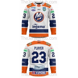 Dukla Michalovce Tipos Extraliga 2023-24 Slovak Hockey Jersey Light