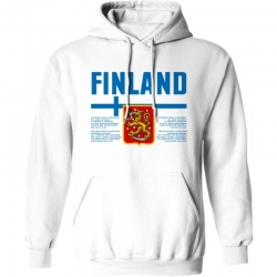 Team Finland Hooded Sweatshirt Light 1