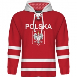 Team Poland Polska Hooded Sweatshirt Dark 1