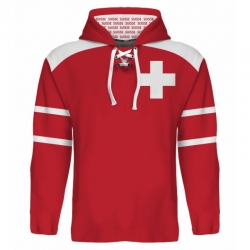 Team Switzerland Hooded Sweatshirt Dark 4