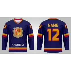 Team Andorra Hockey Jersey Dark