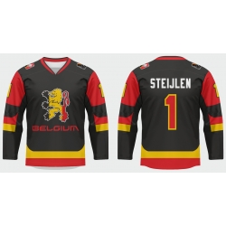 Team Belgium Hockey Jersey Dark