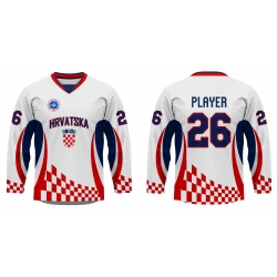 Team Croatia Hockey Jersey Light