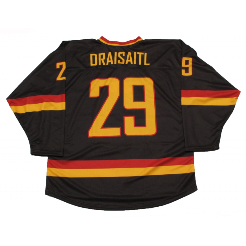 Leon Draisaitl Team Germany Hockey Jersey Dark