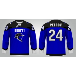 Team Estonia Hockey Jersey Dark