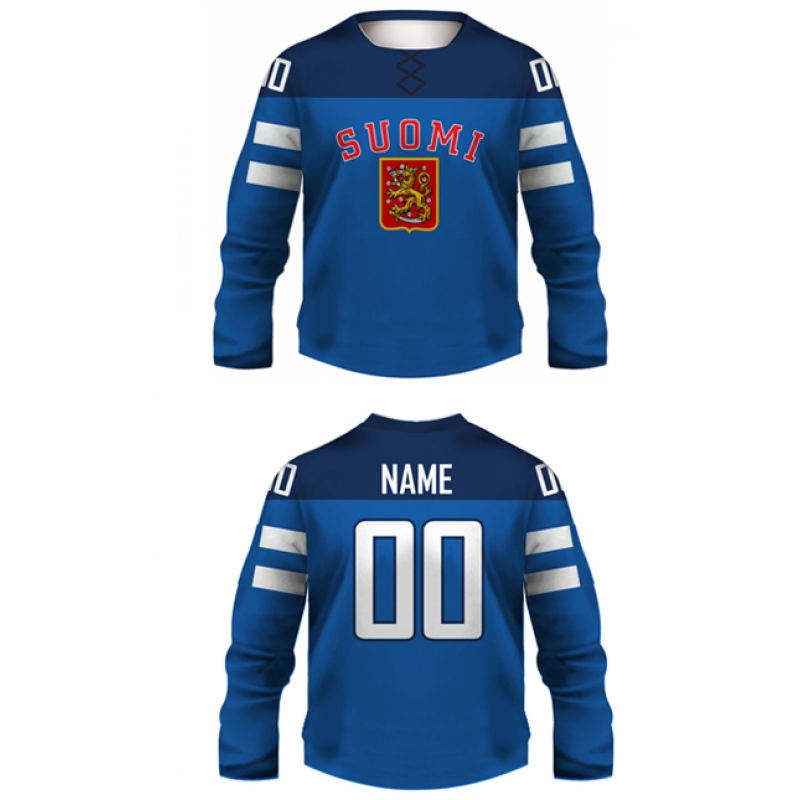 Team Finland Hockey Jersey Dark