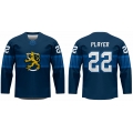Team Finland 2022 Hockey Jersey Dark
