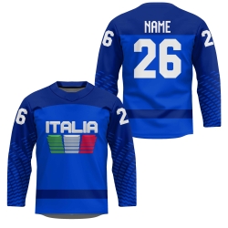 Team Italy Italia 2026 Hockey Jersey Dark