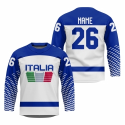 Team Italy Italia 2026 Hockey Jersey Light