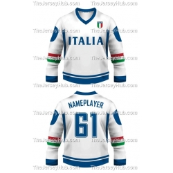 Team Italy Italia Hockey Jersey Light