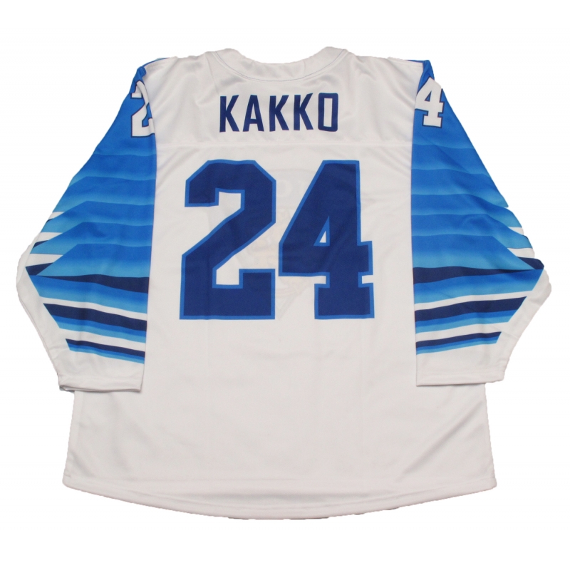 Kaapo Kakko Rangers Team Finland Hockey Jersey DK L