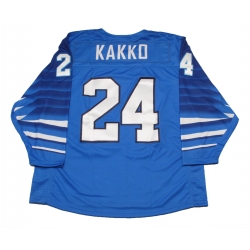 Team Finland Kaapo Kakko PRO Hockey Jersey Dark