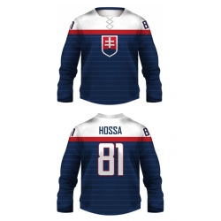 Team Slovakia 2014 Hockey Jersey Dark