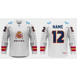 Team Spain Hockey Jersey White