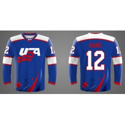 Team USA Hockey Jersey Dark 3