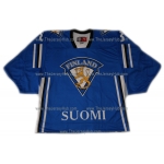 Team Finland Hockey Jersey Teemu Selanne Dark