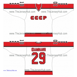 Team USSR 1991 Canada Cup Soviet Hockey Jersey Light