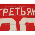 Team USSR 1972 Soviet Russian PRO Goalie Hockey Jersey Tretiak Tretyak Dark
