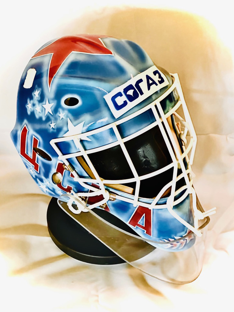 Custom Painted Goalie Masks -  Finland